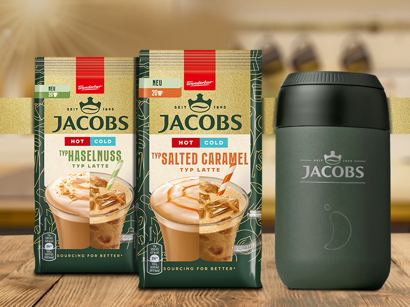 Paket mit Produkten von JACOBS