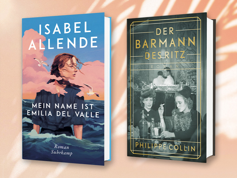 Buchpaket mit "Mein Name ist Emilia del Valle" und "Der Barmann des Ritz"